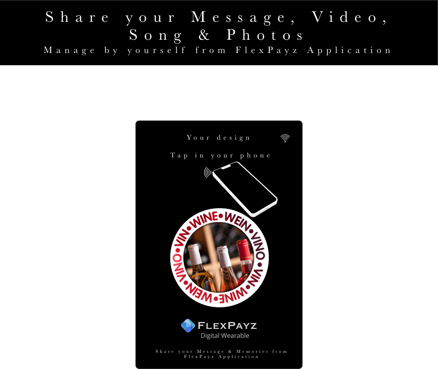 Pack-25 FlexPayz digital kontaktlös etikett