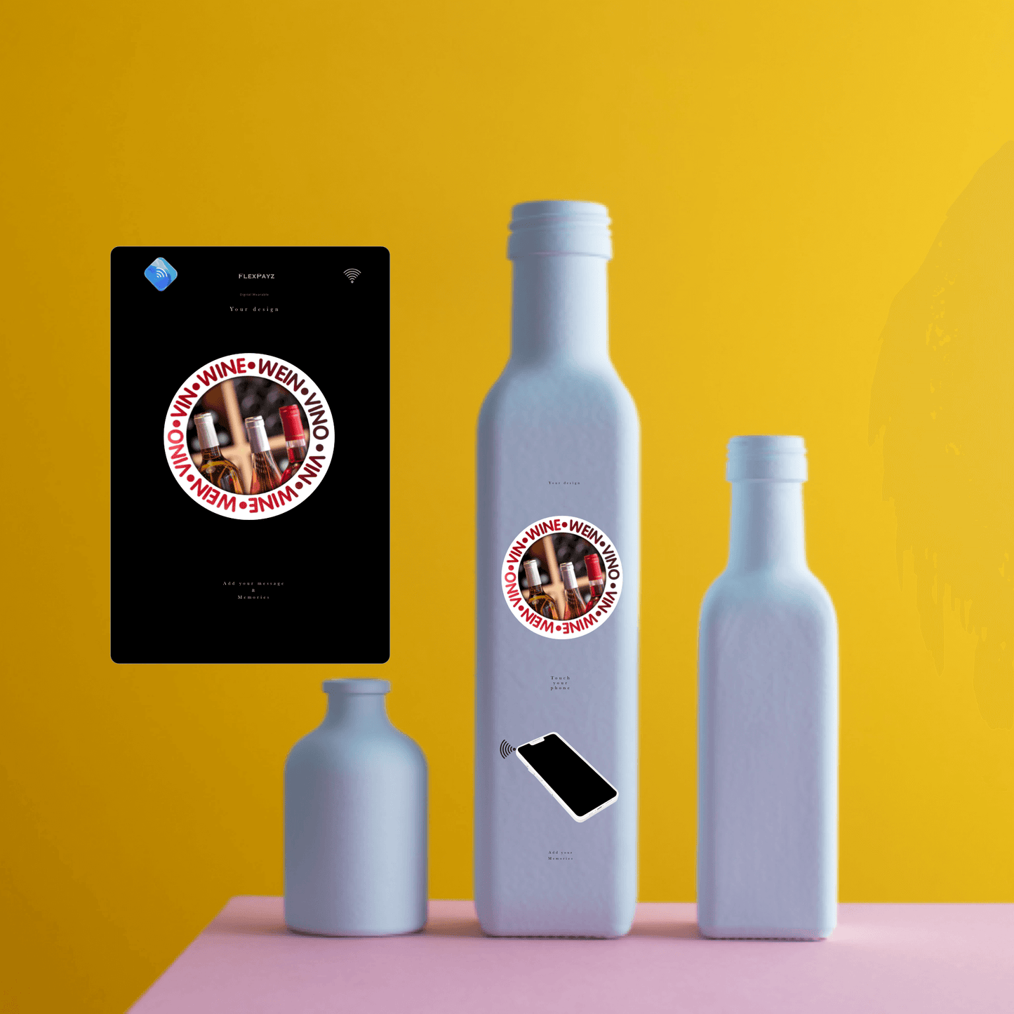 Pack-25 FlexPayz digital kontaktlös etikett