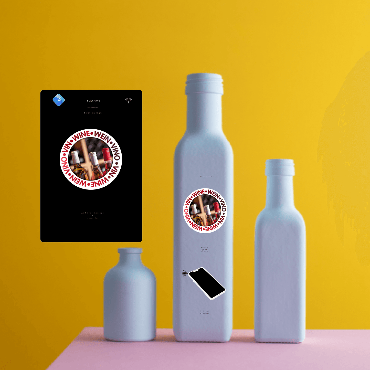 Digital Contactless Gift/Bottle's Label