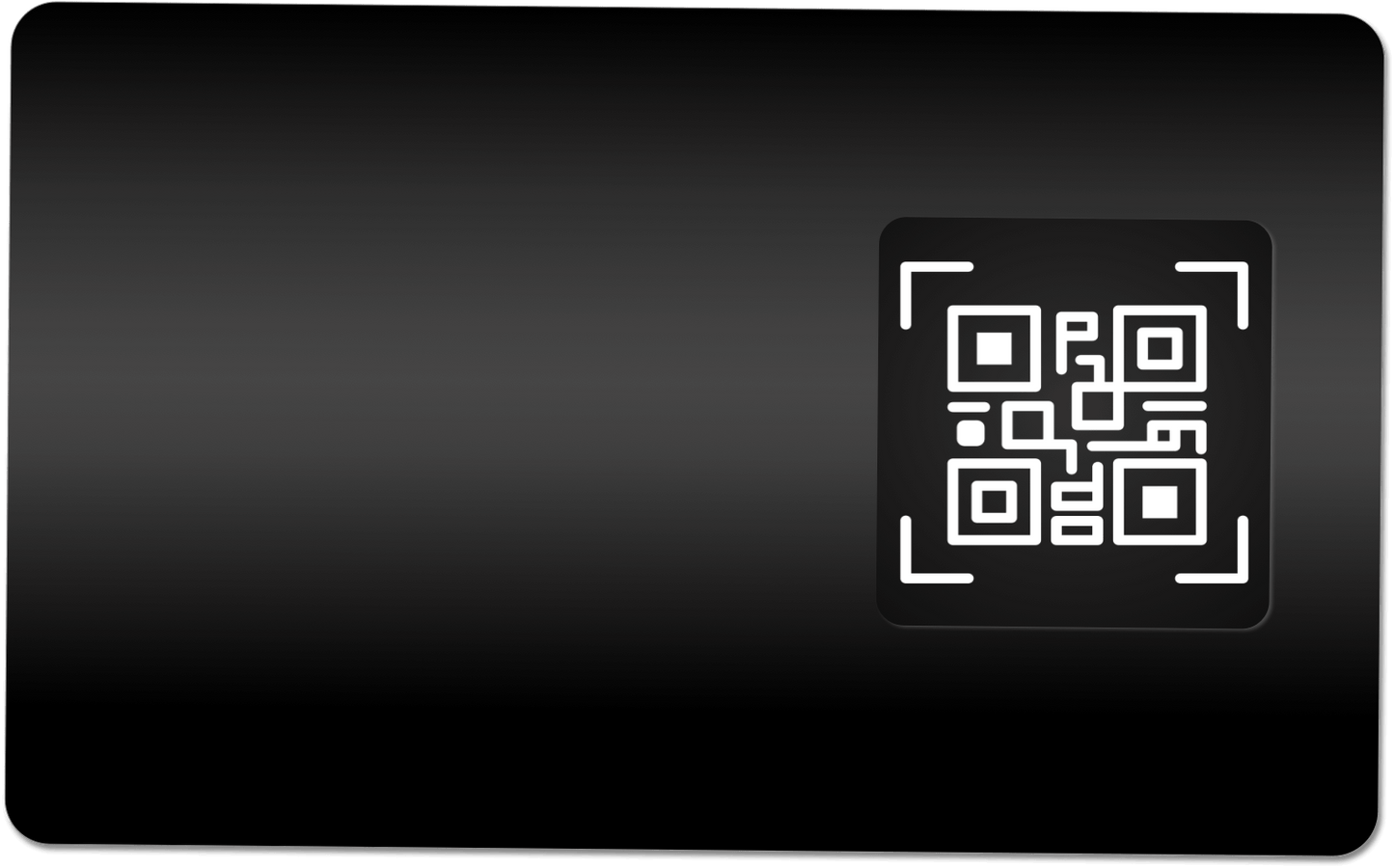FlexPayz kontaktlöst digitalt lyxigt svart metallkort